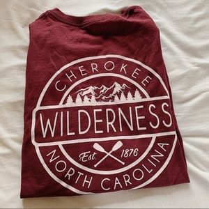 Maroon North Carolina Graphic T-Shirt